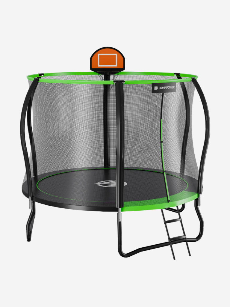 Каркасный батут Jump Power 12 ft Pro Stable Point Green