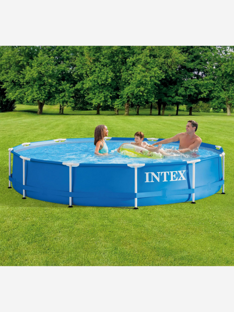 Бассейн каркасный Intex Metal Frame, 366х76 см, фильтр-насос 2006 л/ч