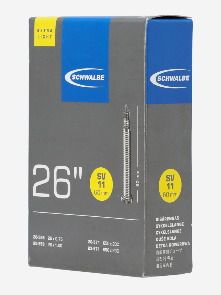 Камера Schwalbe SV11 Extra Light 26'' велониппель