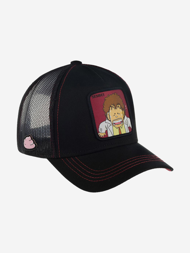 Бейсболка с сеточкой CAPSLAB CL/DRS/1/SEN1 Dr Slump Senbei (черный)