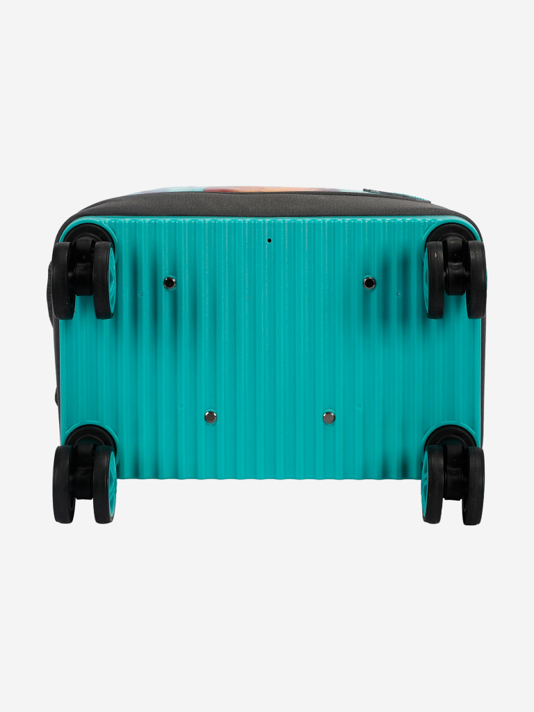 Чемодан детский BEYOND TIME D01 Медведь студент серый