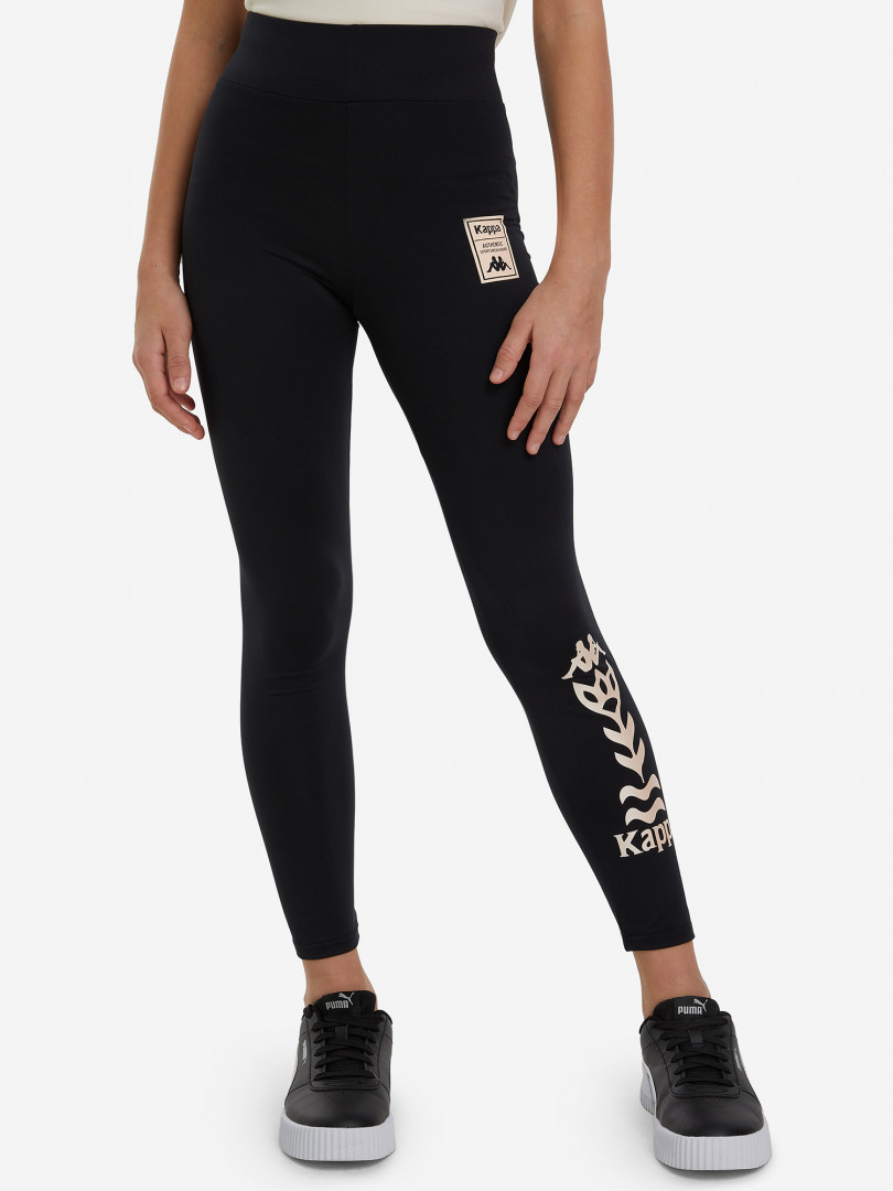 фото Легинсы для девочек kappa, черный