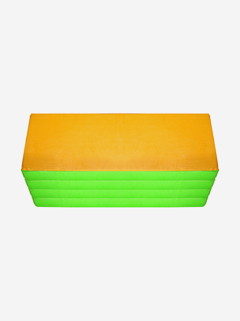 Мат для шведской стенки (100x200x10 см) Sportlim Зелено-желтый