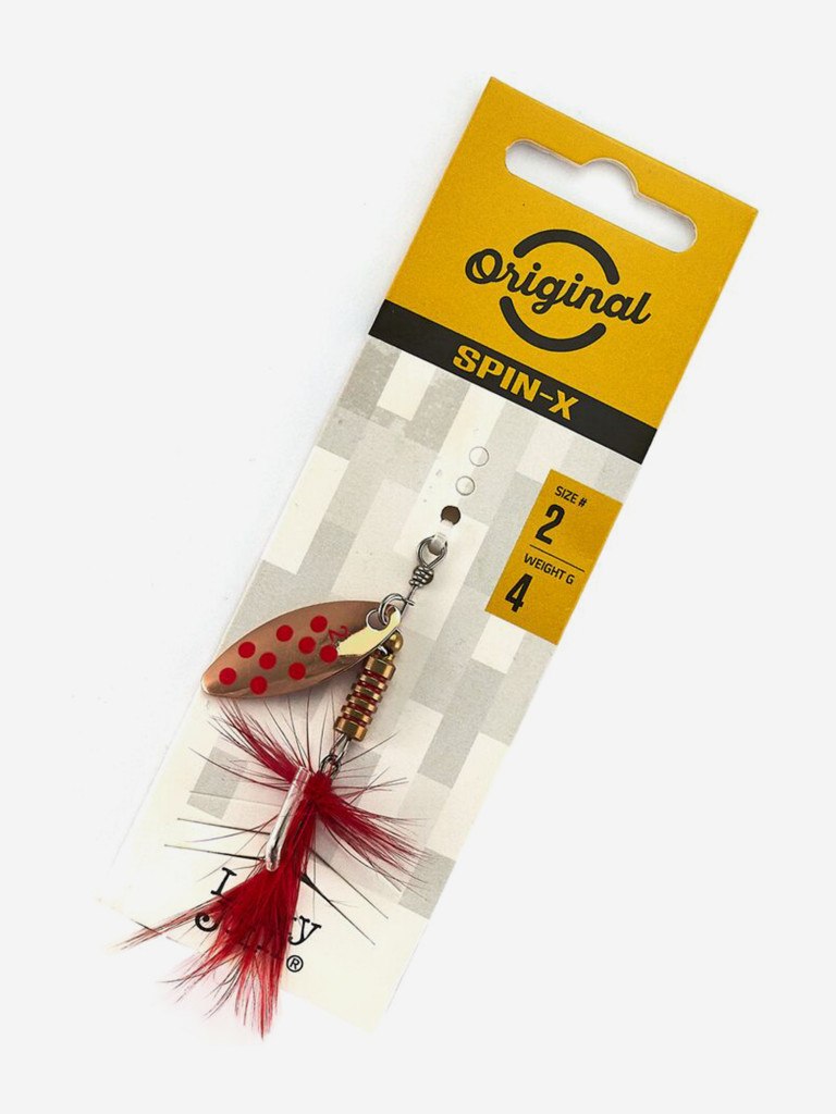 Блесна вращающаяся Lucky John SPIN X LONG 02, вес 4 г
