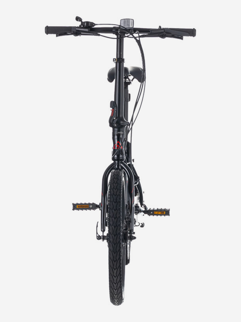 Велосипед Alpinebike F1HD, One size, 20", складной, 7 скоростей, черно-красный