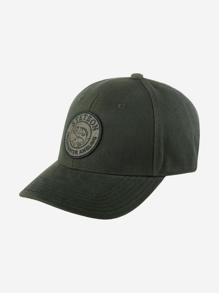 Бейсболка STETSON 7721123 BASEBALL CAP FRESHWATER ANGLING (зеленый)