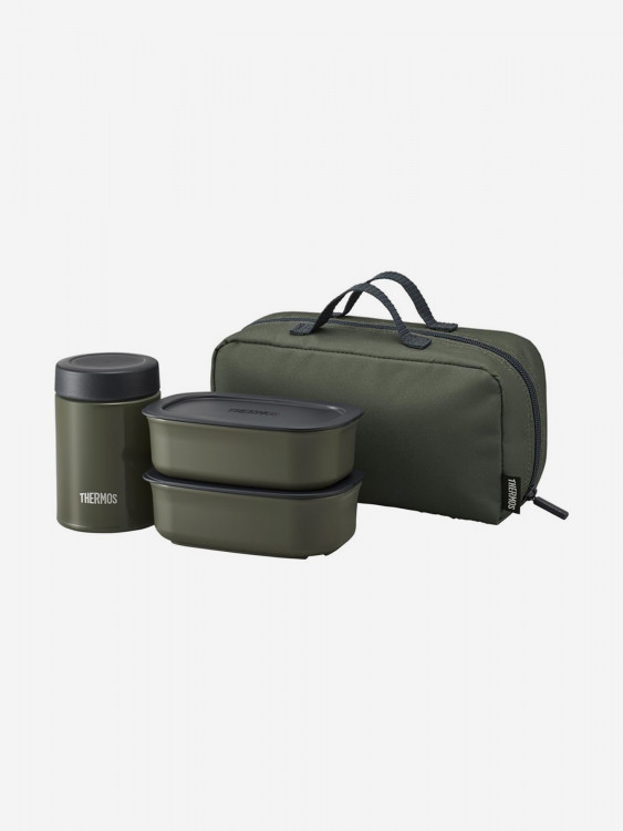 Термос THERMOS JEA-801 KKI, с контейнерами, 0.8л