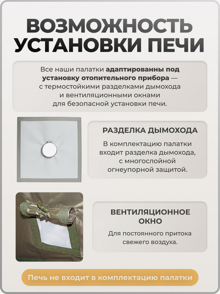 Палатка УП-2 Берег, 7 местная, двухслойная, в чехле