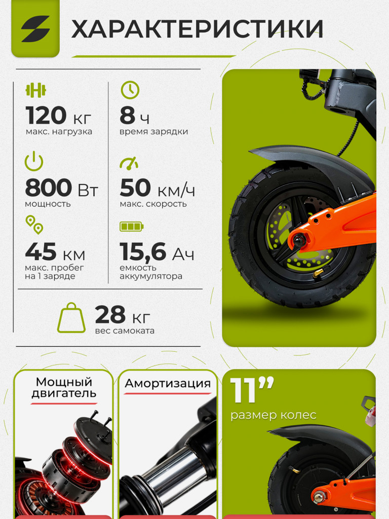 Электросамокат SAMIK G67