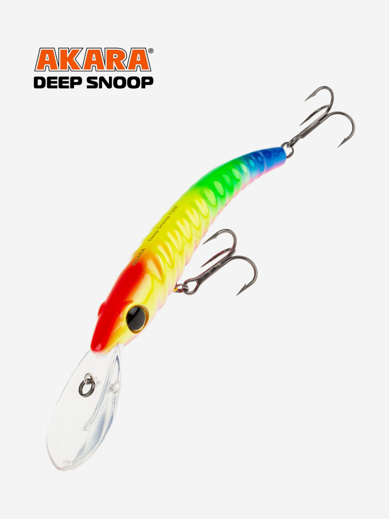 Воблер Akara Deep Snoop 120F минноу плавающий для троллинга на щуку, судака, сома 21гр A300