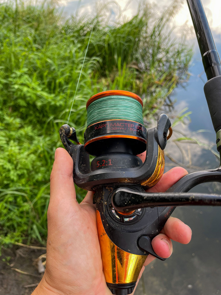 Катушка карповая с байтраннером Волжанка Карп Мастер 3000