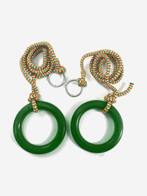 Кольца детские круглые Sportlim Зеленые