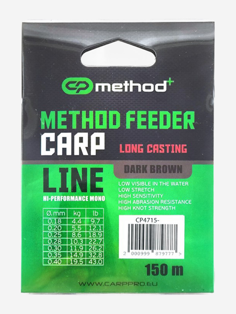 Леска CARP PRO Method+ Method Feeder Carp 150м 0.25мм