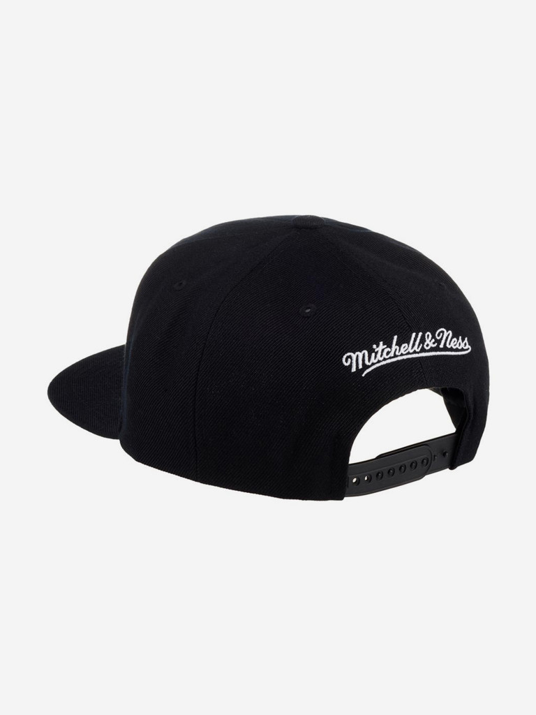 Бейсболка с прямым козырьком MITCHELL NESS HHSS2976-LALYYPPPBLCK Los Angeles Lakers NBA (черный)