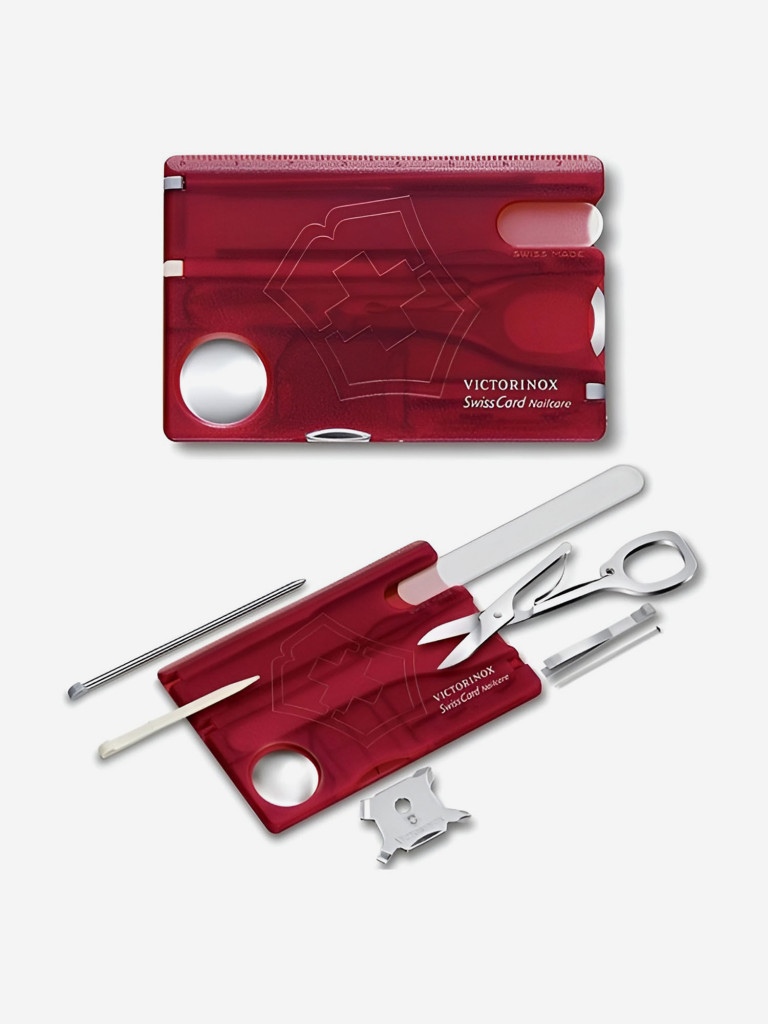 Швейцарская карточка Victorinox SwissCard Nailcare, 82 мм, 13 функций