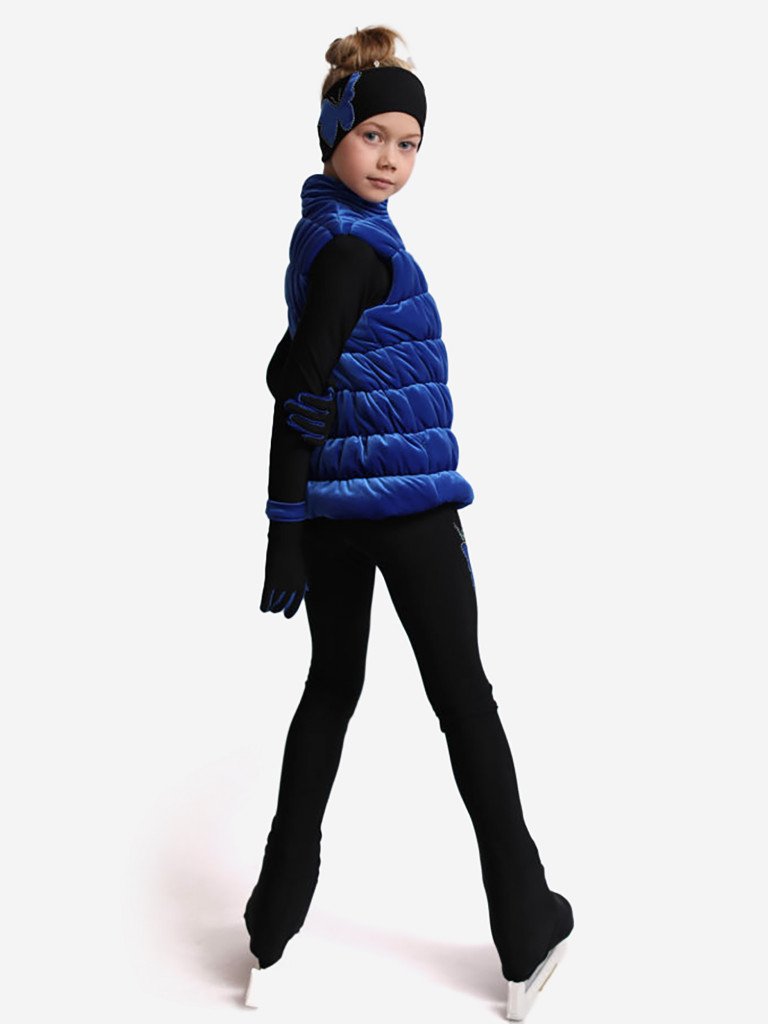 Жилетка для фигурного катания детская бархатная IceDress