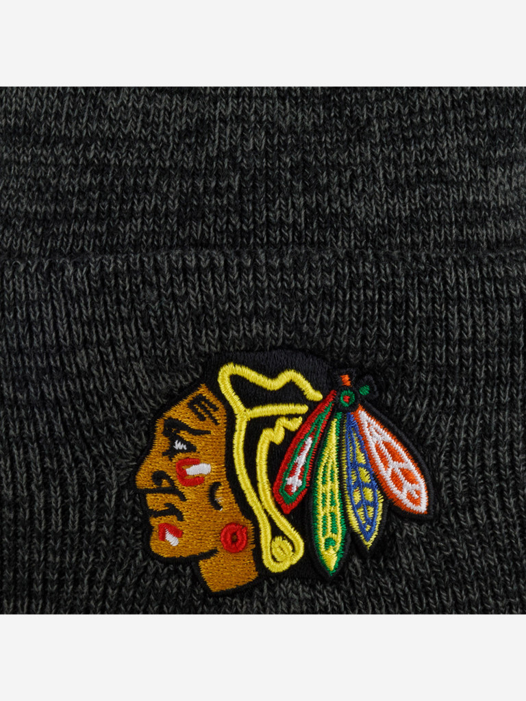 Шапка с отворотом 47 BRAND H-TBNCL04XXE-CC Chicago Blackhawks NHL (серый)