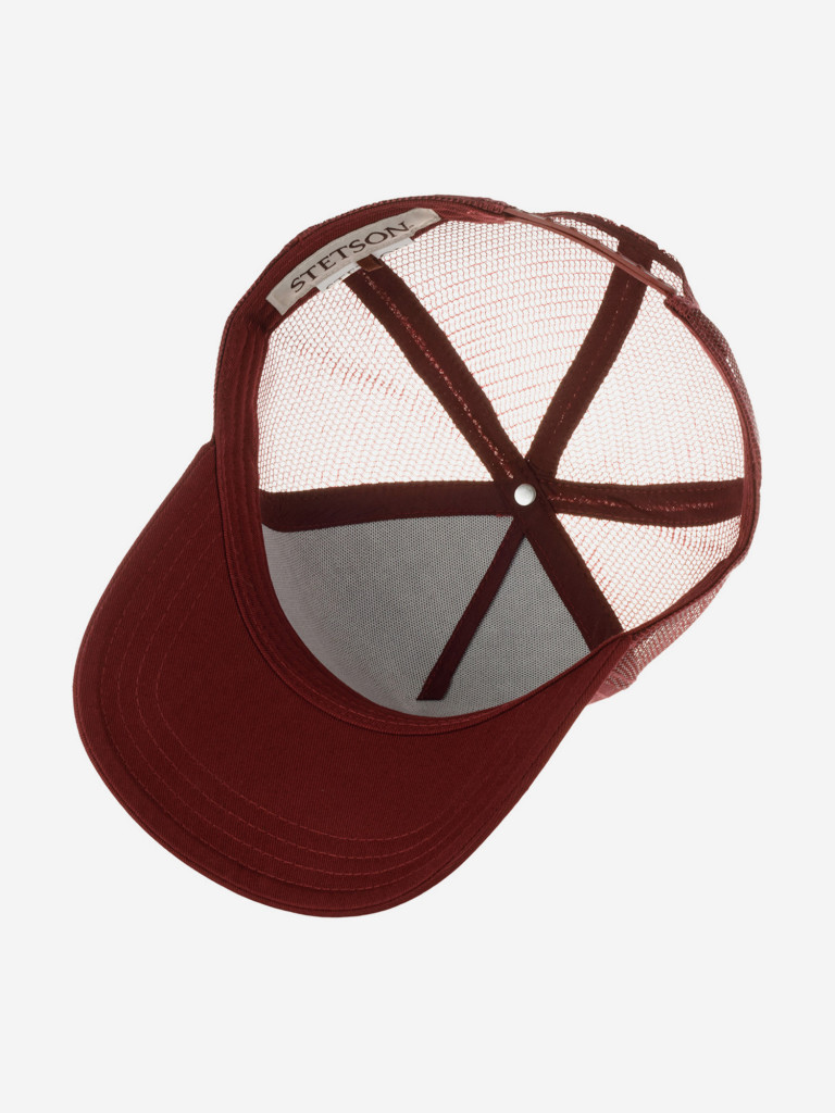 Бейсболка с сеточкой STETSON 7751179 TRUCKER CAP COTTON (малиновый)