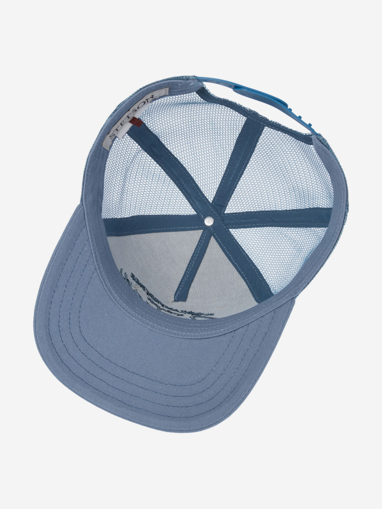 Бейсболка с сеточкой STETSON 7751171K TRUCKER CAP AMERICAN HERITAGE CLASSIC (голубой)