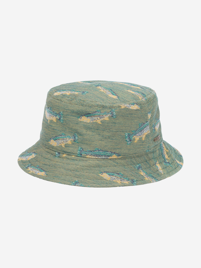 Панама STETSON 1811801 BUCKET JACQUARD COTTON (оливковый)