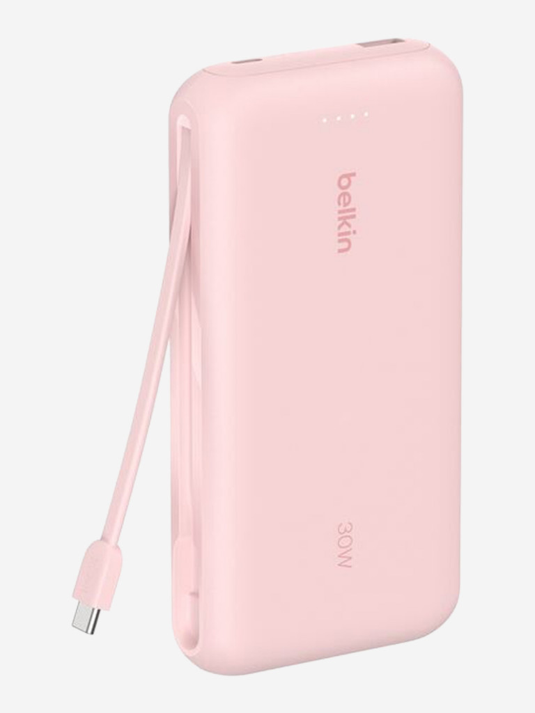 Внешний аккумулятор Belkin BoostСharge Power Bank 20000mAh 30W со встроенным кабелем USB-C