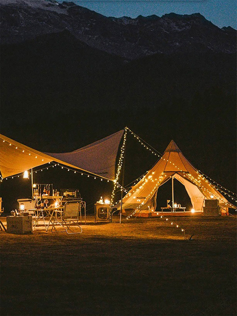 Гирлянда Naturehike на солнечной батарее, уличная, 20 м, 100 ламп, USB, IPX4, кемпинговая