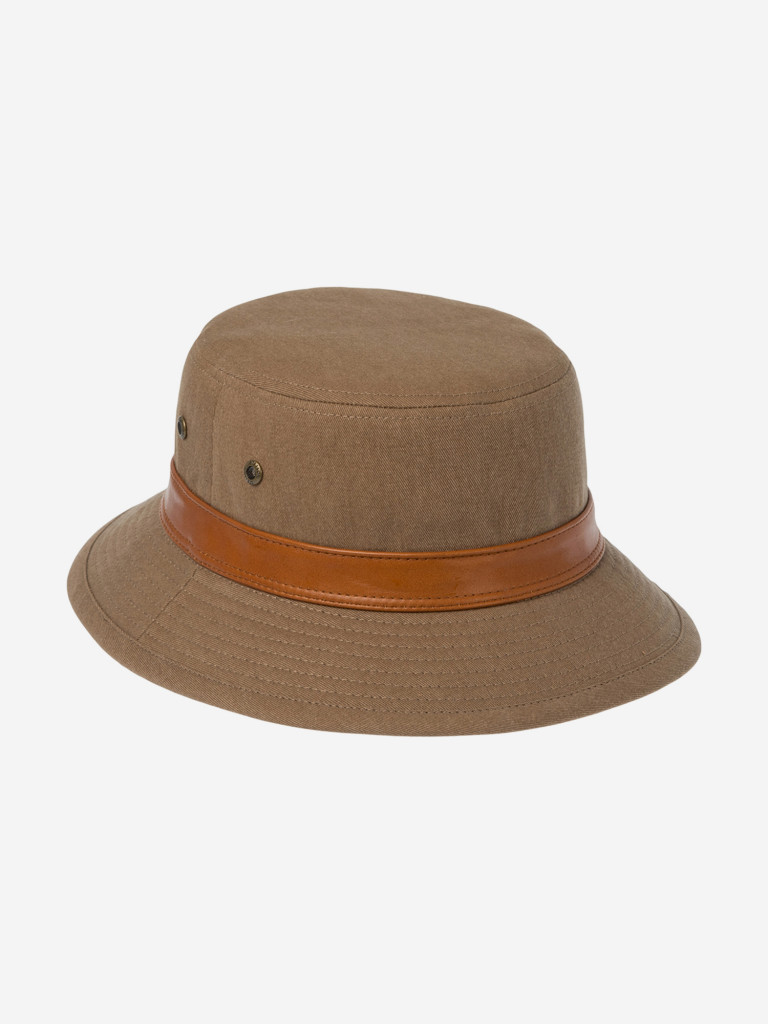 Панама STETSON 1891111 BUCKET COTTON (коричневый)