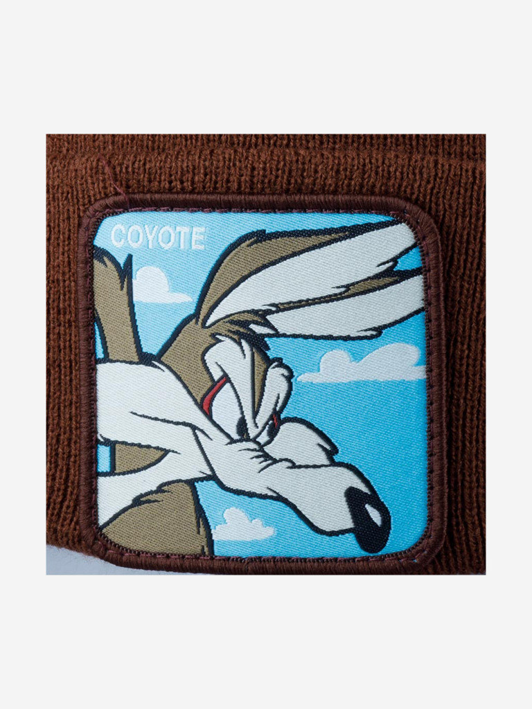 Шапка с отворотом CAPSLAB CL/LOO5/1/BON/COY3 Looney Tunes Wile E. Coyote (коричневый)