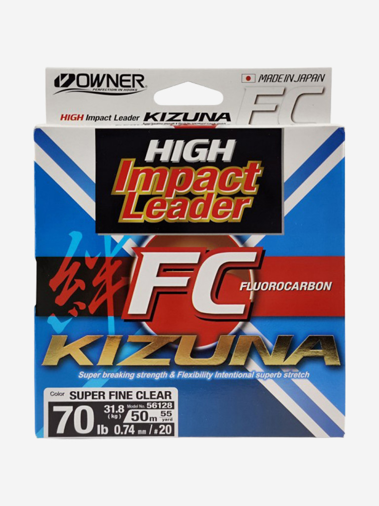 Леска Kizuna FC super clear OWNER 50м 0.74мм 31.75кг