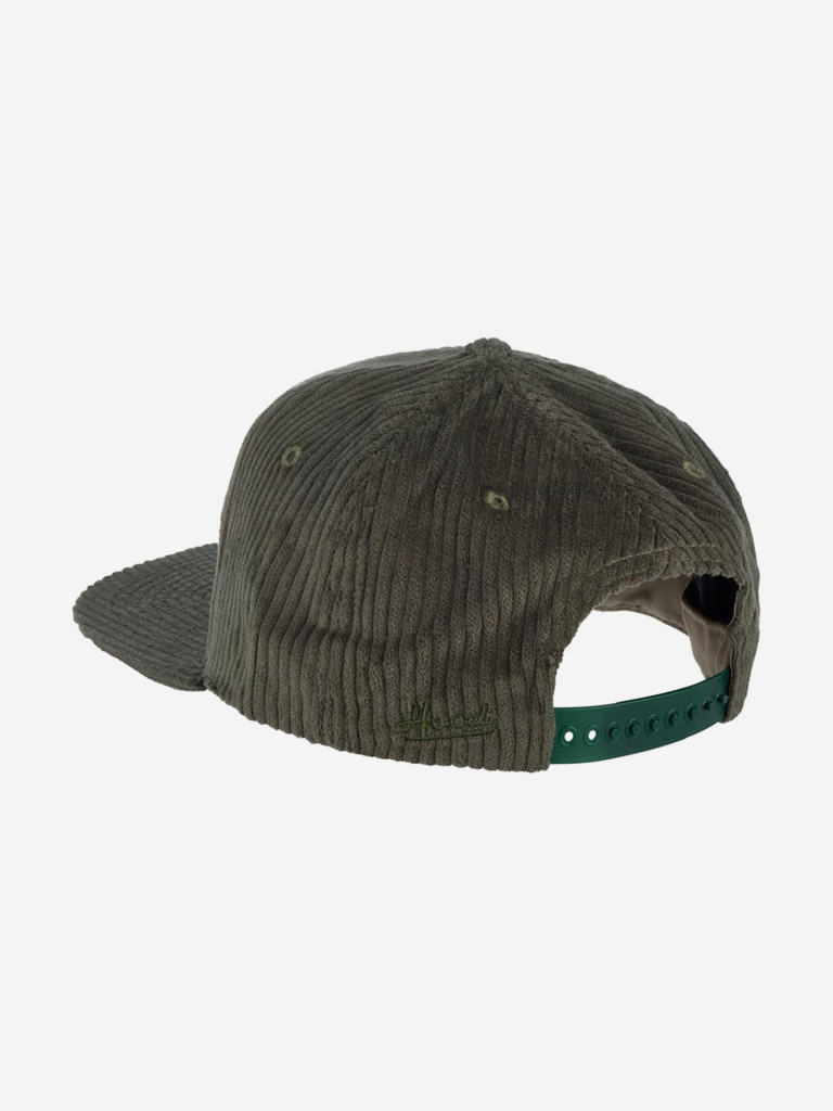 Бейсболка с прямым козырьком HOOD 103-SWC001-NY037-BD Queensbridge Cord (оливковый)
