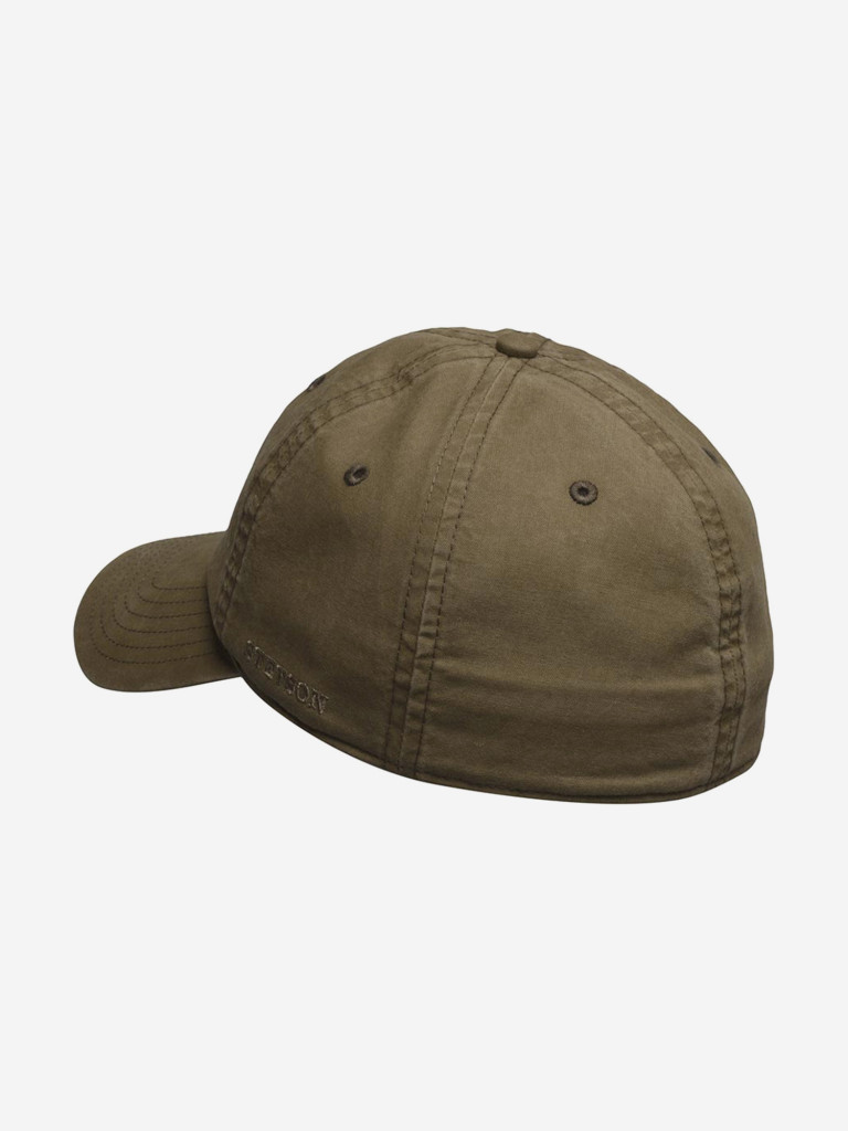 Бейсболка STETSON 7711102 BASEBALL CAP DELAVE ORGANIC (оливковый)