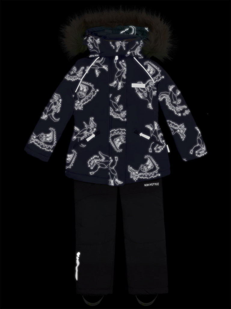 Костюм зимний для девочки NIKASTYLE