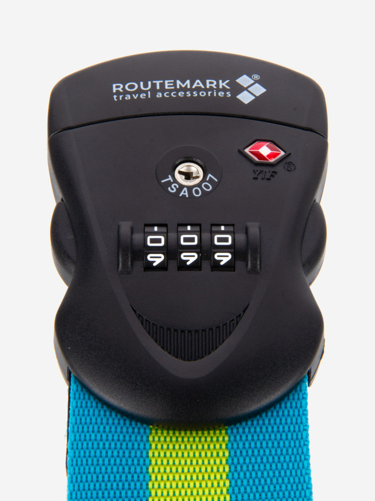 Ремень багажный морская волна с замком Routemark TSA355B