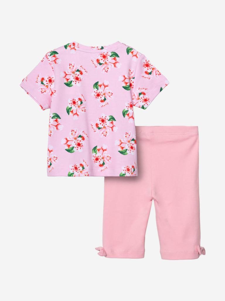 Комплект для девочек: футболка, легинсы укороченные PlayToday