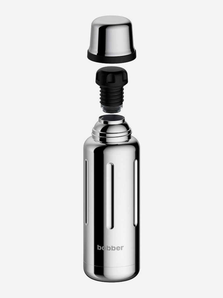 Термос вакуумный для напитков BOBBER Flask 470 мл, тепло до 24 часов, зеркальный