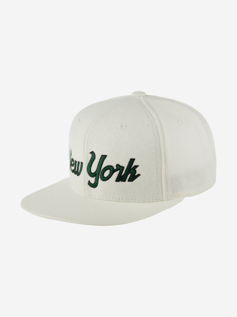 Бейсболка с прямым козырьком HOOD 100-MWL005-NY066-WH New York IV (белый)