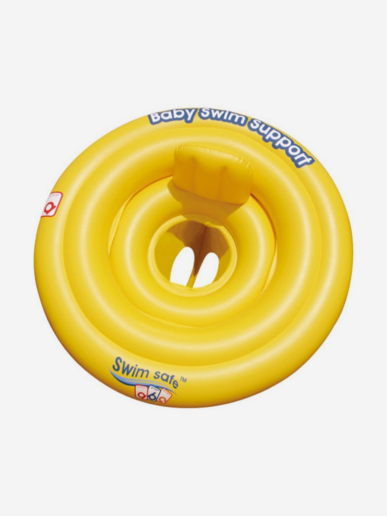 Круг для плавания с сиденьем и спинкой трехкамерный Bestway 32096 Swim Safe (69см)