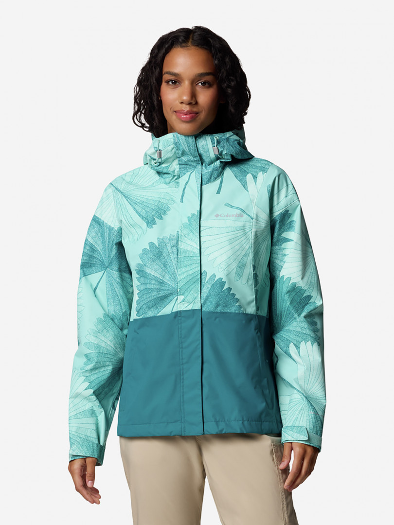 Куртка мембранная женская Columbia Hikebound Printed Jacket Голубой 10999₽