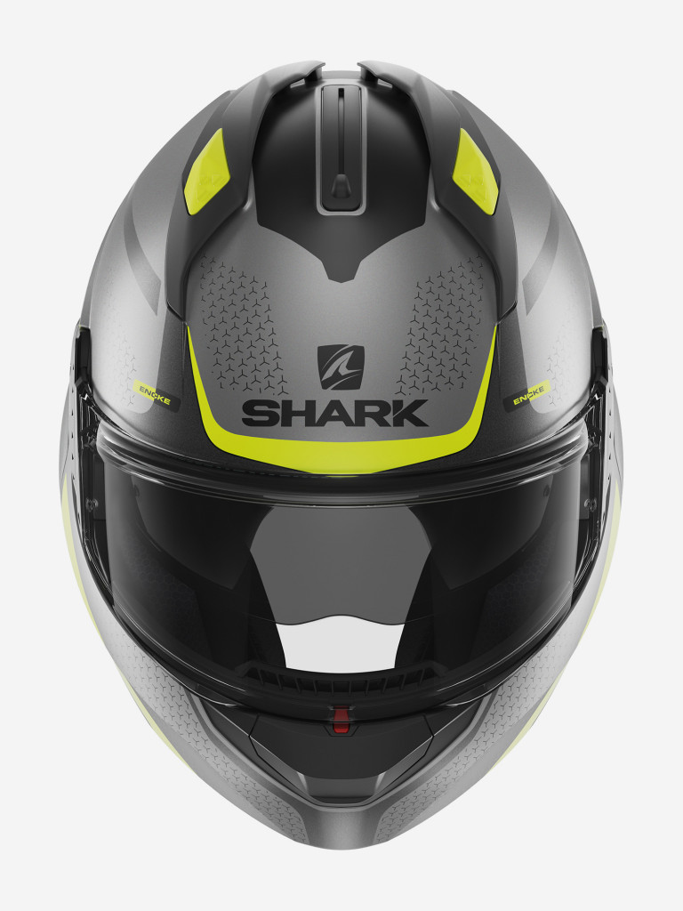 Мотошлем трансформер модуляр SHARK EVO GT ENCKE MAT Anthracite/Yellow/Black