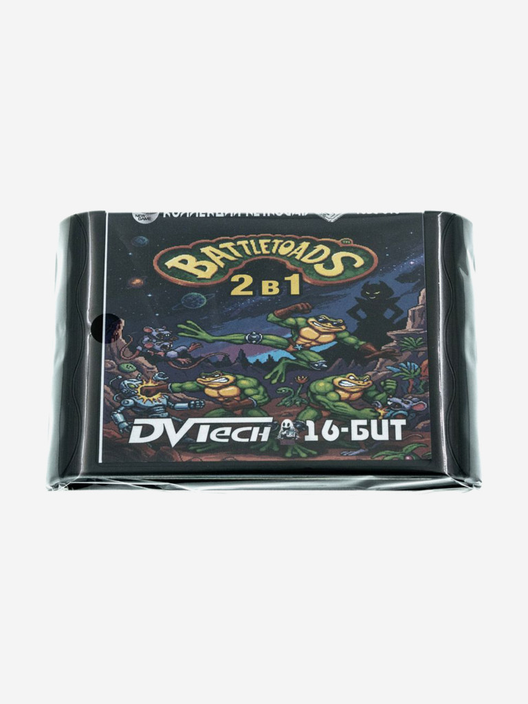 Картридж коллекционный DVTech Battletoads 2 в 1