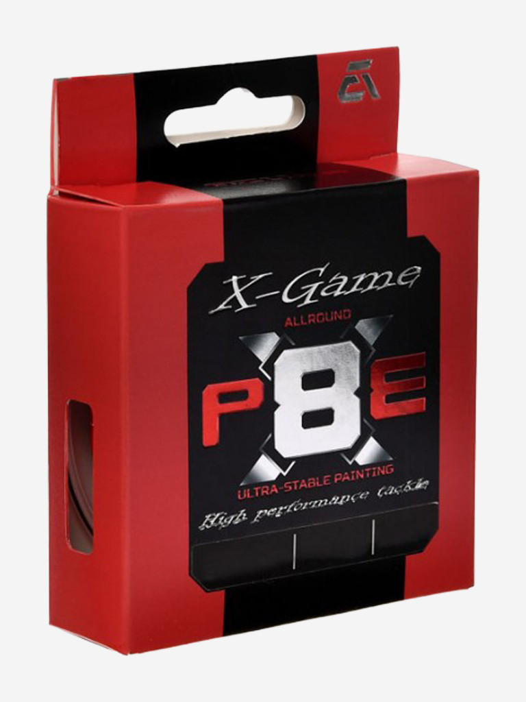 Шнур плетеный AZURA X Game PE Х8 150м Fiery Red #0.6 0.128мм 4.5кг 10.0lb
