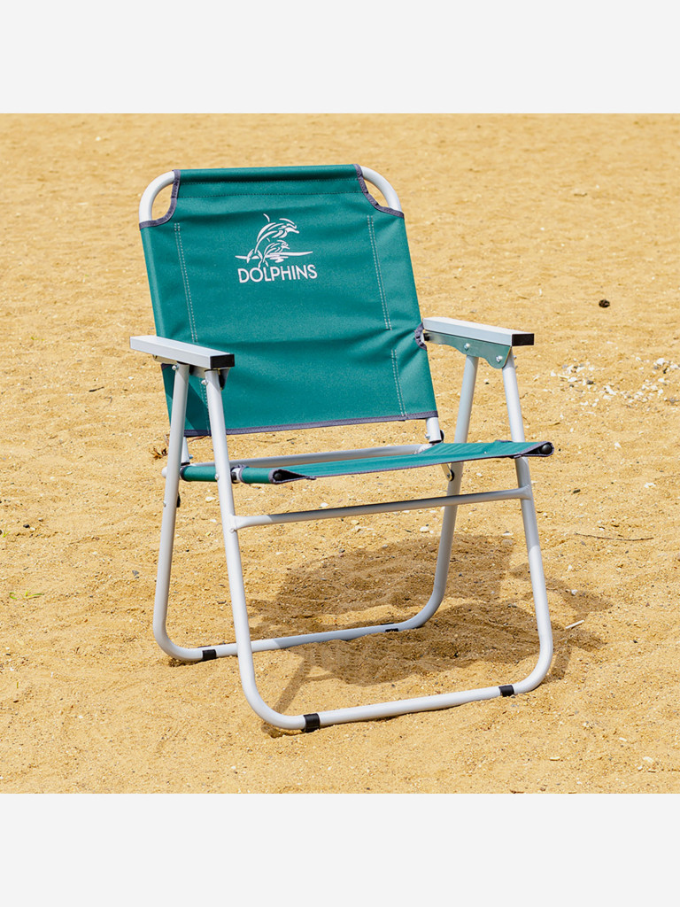 Кресло-шезлонг DOLPHINS алюминий 22 мм, цвет зеленый Кедр