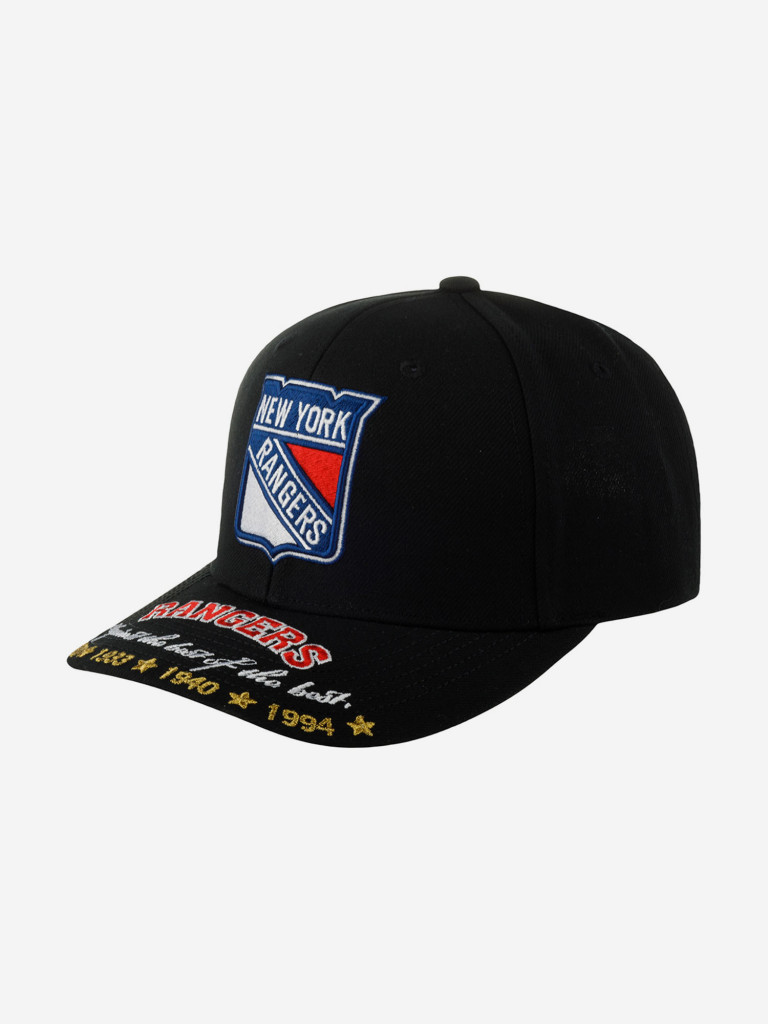 Бейсболка MITCHELL NESS HHSS6565-NYAYYPPPBLCK New York Rangers NHL (черный)