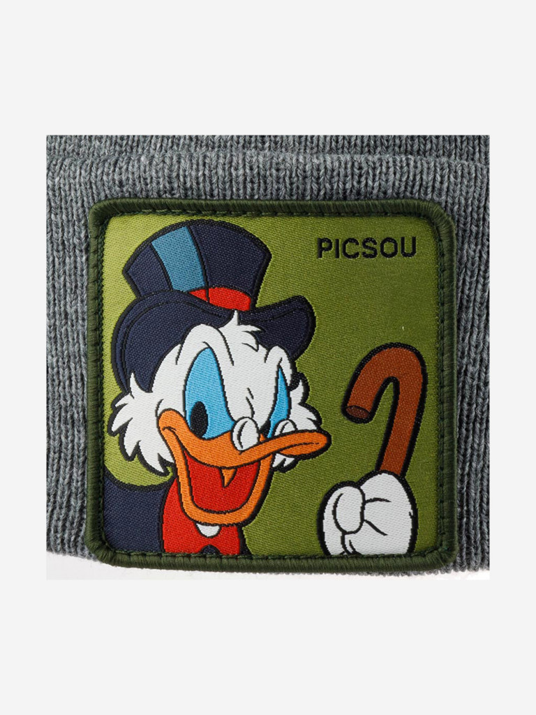 Шапка с отворотом CAPSLAB CL/DIS/1/BON/SCR2 Disney Scrooge McDuck (серый)