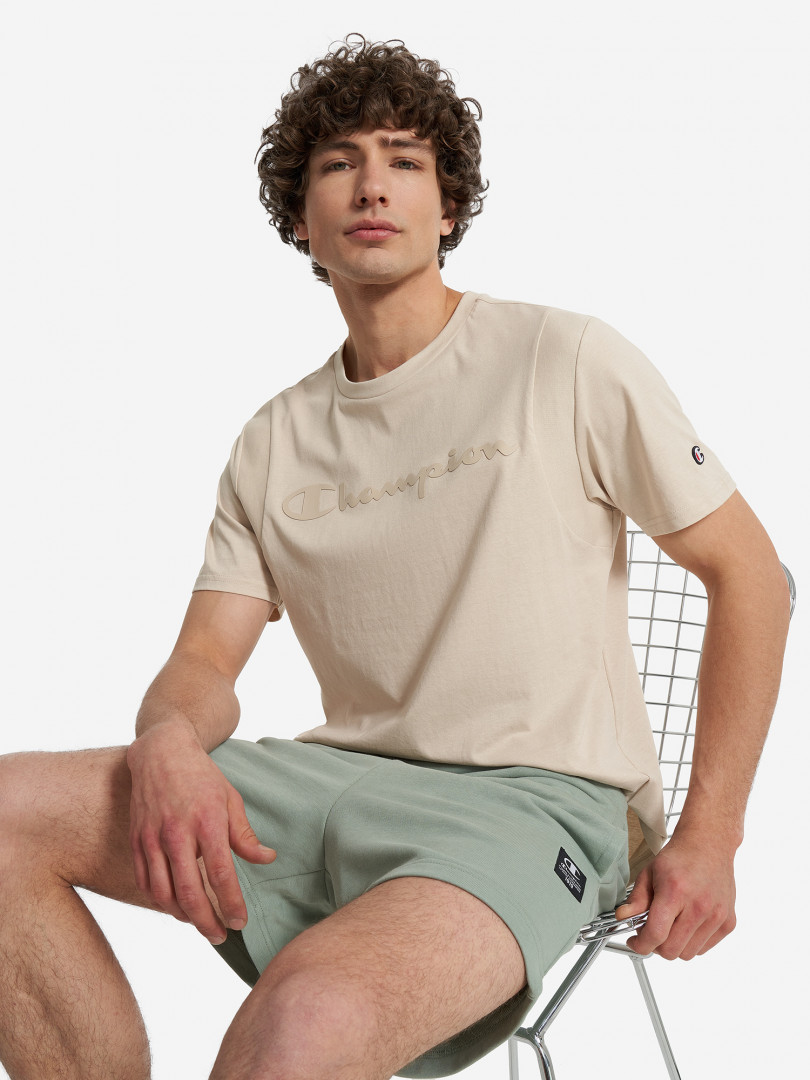 Футболка мужская Champion Бежевый 1539₽