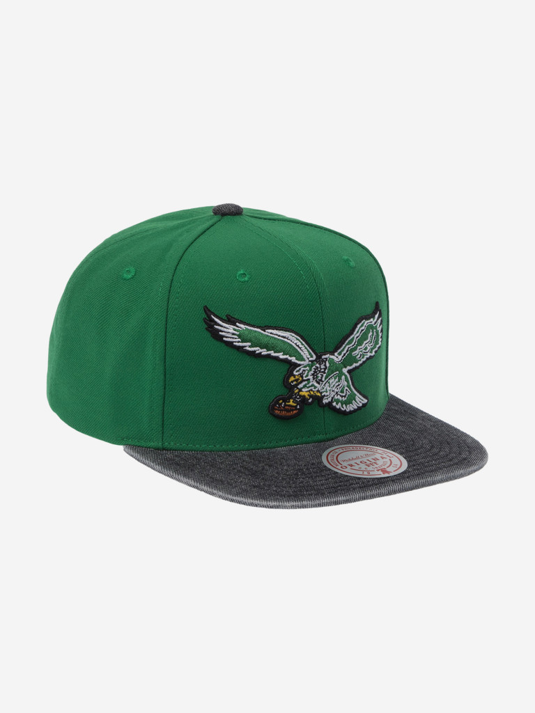 Бейсболка с прямым козырьком MITCHELL NESS HS12144-PEAGREN Philadelphia Eagles NFL