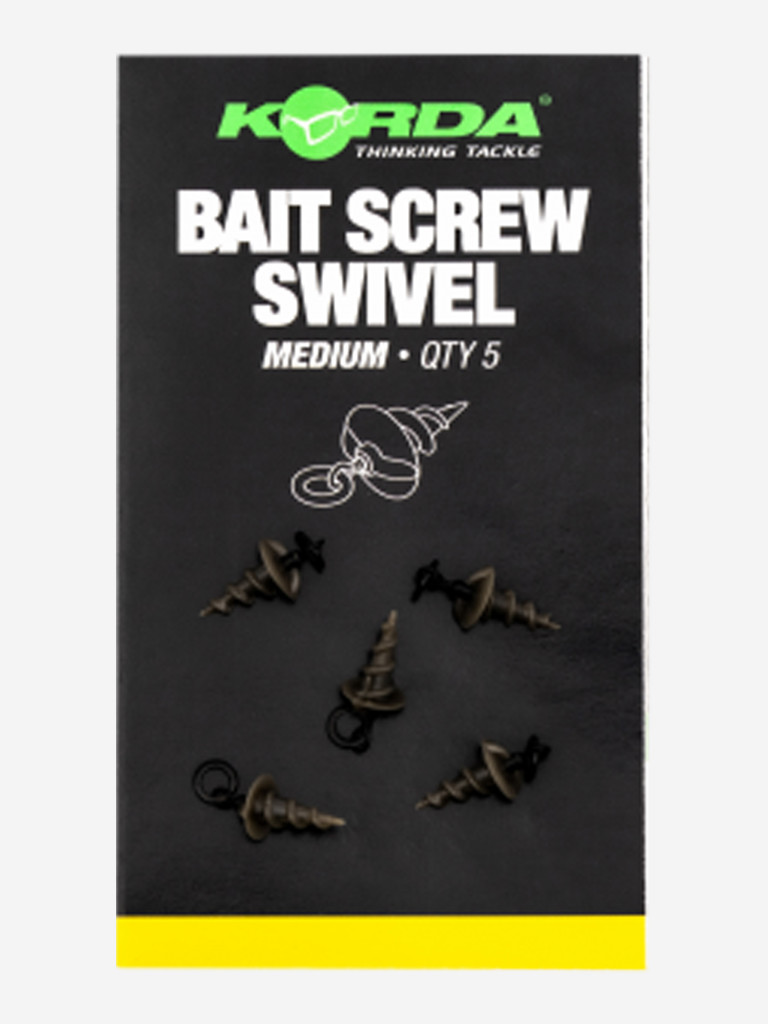 KORDA Винт для крепления бойла с микрокольцом Micro Ring Swivel Bait Screw M