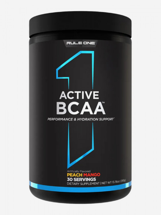 Аминокислоты Rule 1 Active BCAA , 390 г, Персик-манго