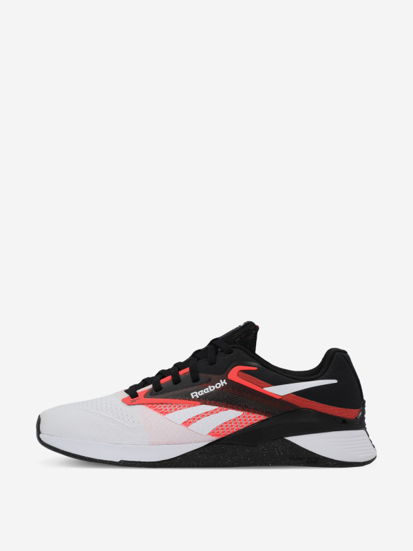 Кроссовки мужские Reebok Nano X4 черный/белый/оранжевый цвет — купить за 7499 руб. со скидкой 50 %, отзывы в интернет-магазине Спортмастер