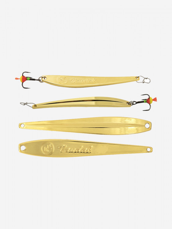 Блесна для рыбалки ECOPRO Vandal, 75мм, 8г, G, вертикальная